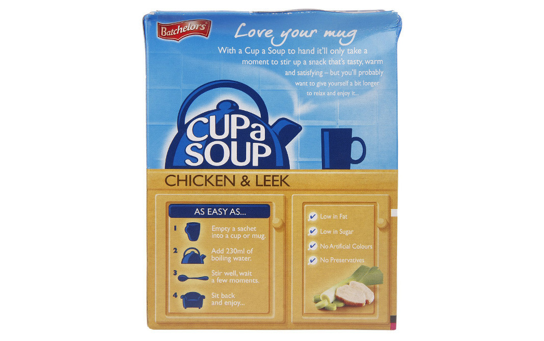 Batchelors Cup a Soup, Chicken & Leek   Box  86 grams